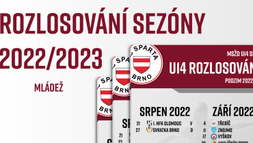 U14: Rozlosování podzimu 2022/23