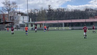 Tým U14 v neděli dopoledne odehrál další přátelské utkání. FC Sparta Brno U14 – FŠ Třebíč U14. Výsledek 10:6 (6:1)