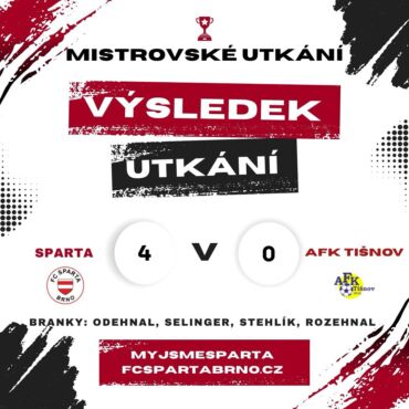 SPARTA – AFK TIŠNOV