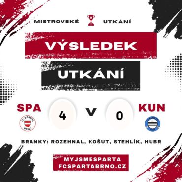 SPARTA – FK KUNŠTÁT