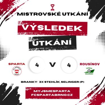 SPARTA – TATRAN ROUSÍNOV