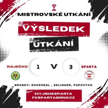 SPARTA – SK OLYMPIA RÁJEČKO
