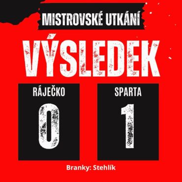SK Olympia Ráječko – Sparta 0:1