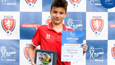 Nejlepší brankář „ČR“ v kategorii U12 chytá za FC SPARTA BRNO